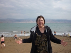 After the 'swim' in the Dead Sea